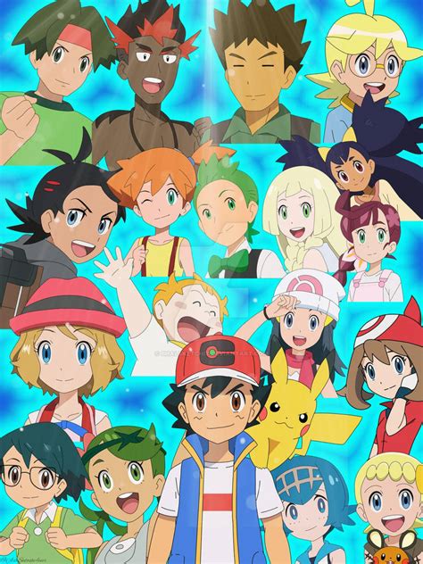 Ash's friends' full names (reliable source: fanfiction).